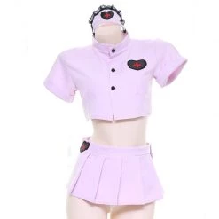 Juwas CLOTHING Intimate Pink Medic Nurse Costume Set