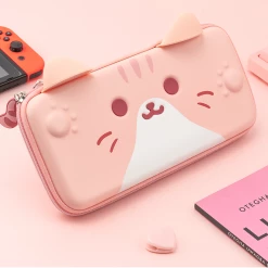 Juwas NEW ARRIVAL Corgi And Cat Ears Nintendo Switch Protective Case Cover