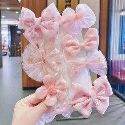 Juwas Flower Bowknot Hair Clips Set NEW ARRIVAL