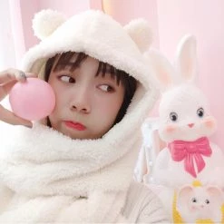 Juwas.com Online Store NEW ARRIVAL Kawaii Little Bear Ears Warm Scarf