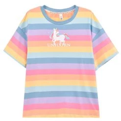Juwas NEW ARRIVAL Pastel Rainbow Color Unicorn T-shirt 11 Juwas NEW ARRIVAL Pastel Rainbow Color Unicorn T-shirt