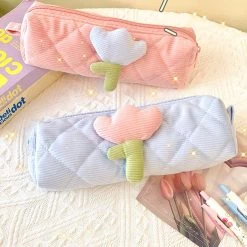 Juwas Tulip Corduroy Pencil Case