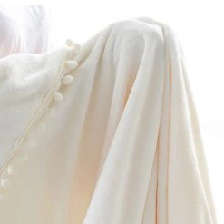 Juwas Flannel Tassels Blanket