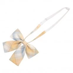 Juwas NEW ARRIVAL School Yellow Plaid JK Uniform Bow Ties & Ties