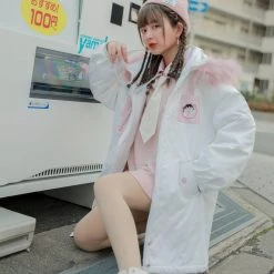 -Juwas Maruko Embroidery Fur Hoodie Coat NEW ARRIVAL 13 -Juwas Maruko Embroidery Fur Hoodie Coat NEW ARRIVAL