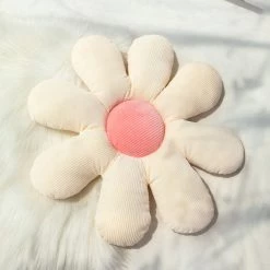Juwas NEW ARRIVAL Daisy Flower Soft Plush Pillow Cushion