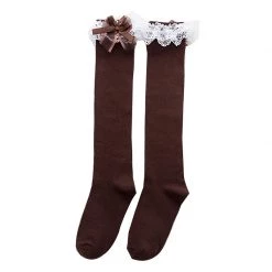 -Juwas NEW ARRIVAL Lolita JK Bow Lace Socks