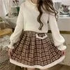 Juwas Plaid Winter Mini Skirt CLOTHING