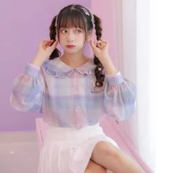 Juwas Adorable “Rock The Rabbit” Pink Plaid Polo NEW ARRIVAL