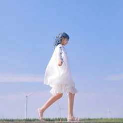 Juwas NEW ARRIVAL Japanese Ribbon Drop Waist Dress