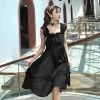 Juwas Gothic Black Pearl Babydoll Dress NEW ARRIVAL