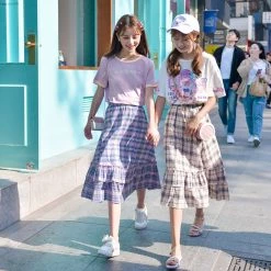 Juwas Japanese Balloon Shirt And Plaid Frilled Dress 14 Juwas Japanese Balloon Shirt And Plaid Frilled Dress