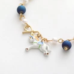Juwas Blue Unicorn Charm Bracelet NEW ARRIVAL