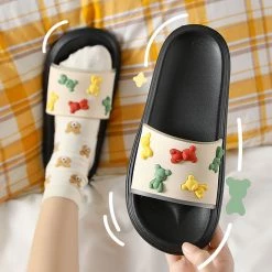 Juwas NEW ARRIVAL 3D Bears Summer Sandals