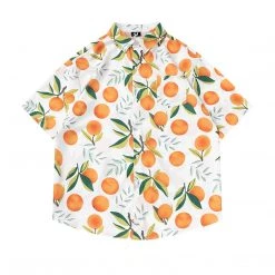 Juwas Oranges Printed Harajuku Loose T-shirt NEW ARRIVAL