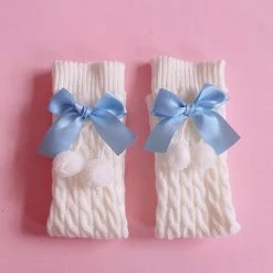 Juwas CLOTHING Bow Knot Ball Warmers