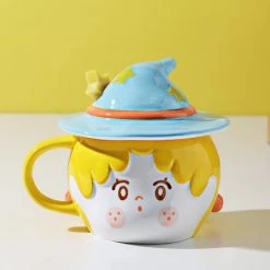 Juwas Cute Magic Girl Ceramics Mug