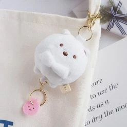 Juwas NEW ARRIVAL Cute Cartoon Animal Plush Keychain