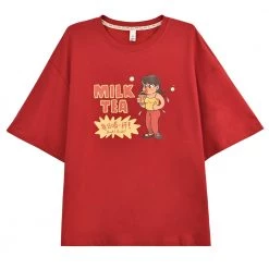 Juwas Kawaii Chinese Cartoon Graphic Tees NEW ARRIVAL