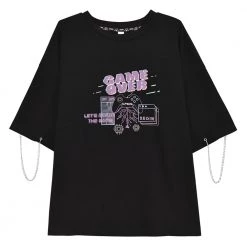 Juwas Kawaii Game Over Graphic T-Shirt
