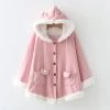 Juwas Cute Cat Inspire Plush Coat NEW ARRIVAL