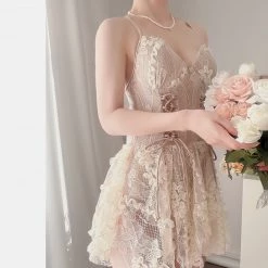 Juwas Elegant Fairy Lace One-Piece Swimsuit NEW ARRIVAL