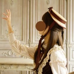 Juwas Vintage Bowknot Billycock Hat