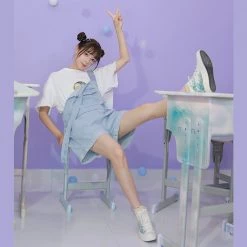 Juwas Kawaii Astronaut Jumper Shorts NEW ARRIVAL