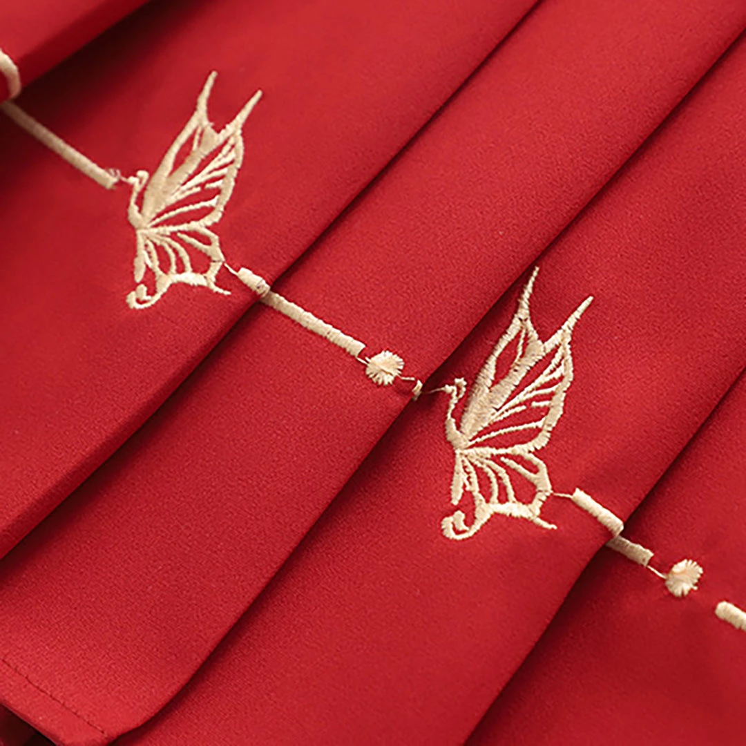 Juwas Japanese Butterfly Print Kimono And Skirt Set NEW ARRIVAL 9 Juwas Japanese Butterfly Print Kimono And Skirt Set NEW ARRIVAL