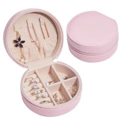Juwas NEW ARRIVAL Macaroon Shaped Jewelry Organizer With Mirror