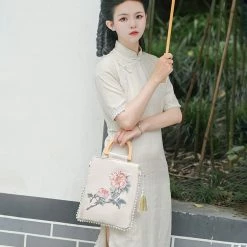 Juwas Flower Lace Vintage Mori Girl Hand Bag HOME&LIFESTYLE