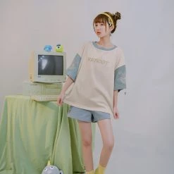 Juwas Monster Reboot Blue Shirt And Shorts