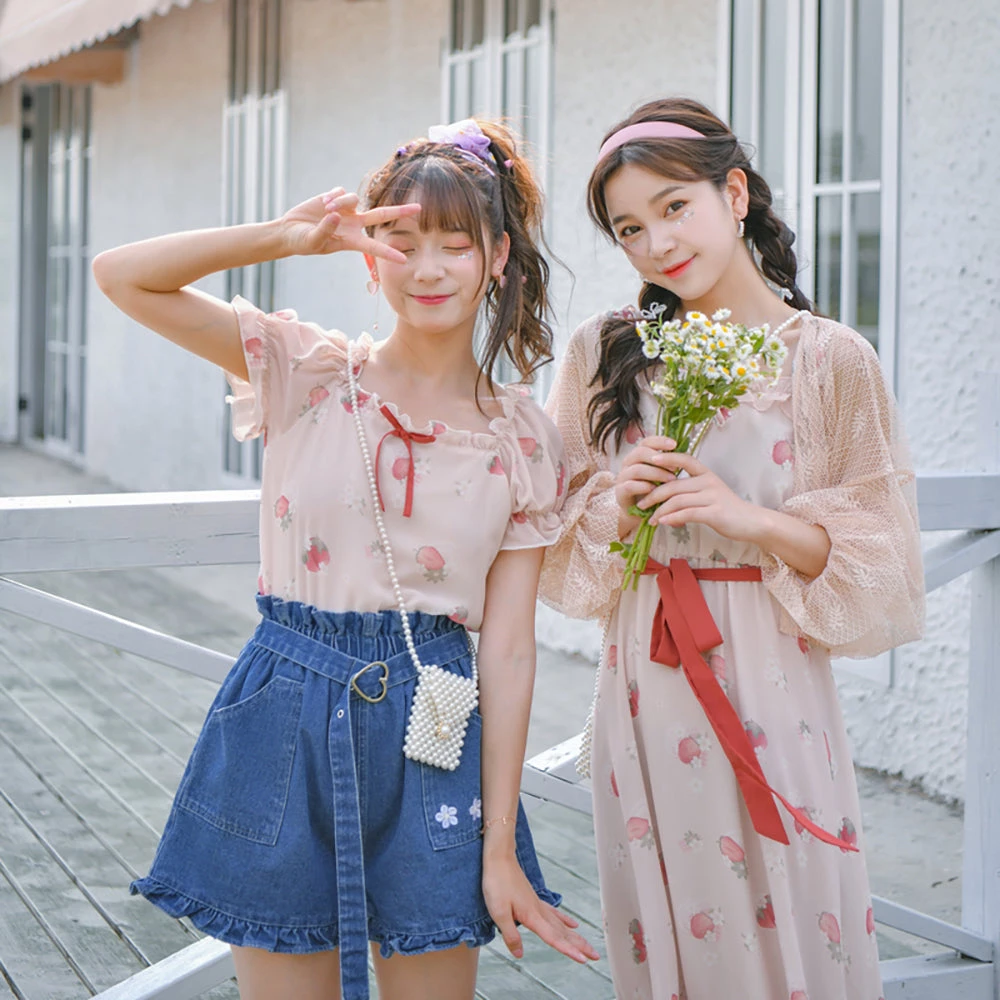 Juwas Kawaii Pink Spring Blouse 7 Juwas Kawaii Pink Spring Blouse