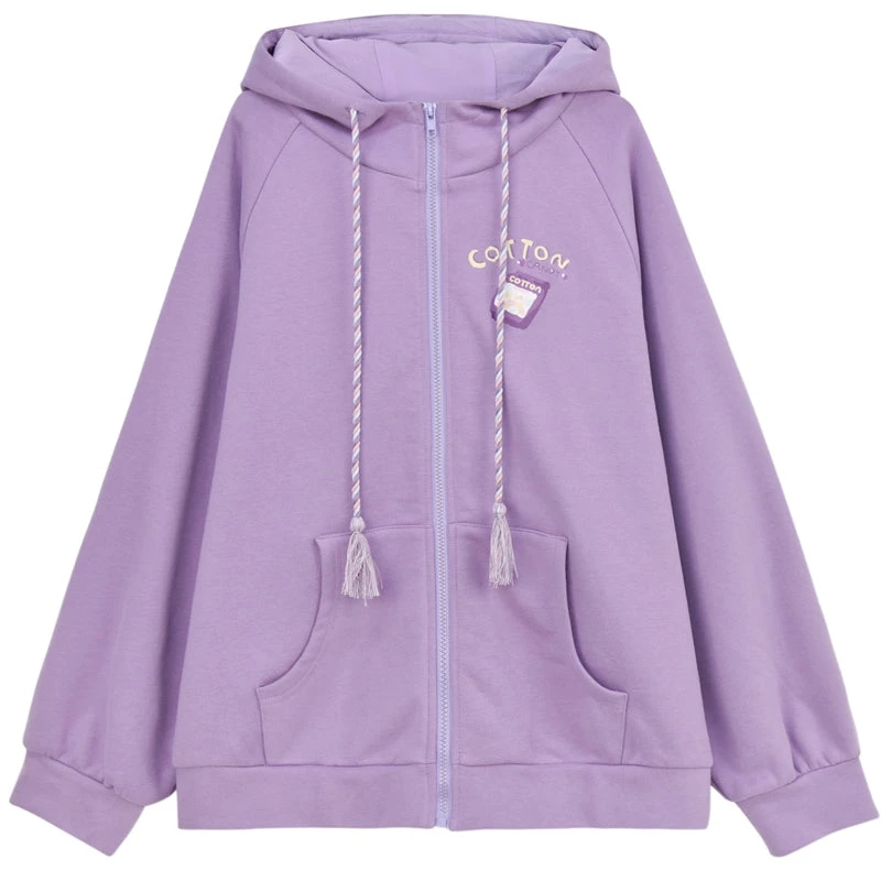 -Juwas Candy Colors Hoodie Ears Coat 10 -Juwas Candy Colors Hoodie Ears Coat