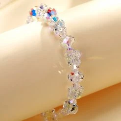 Juwas NEW ARRIVAL Pretty Crystal Butterfly Bracelet