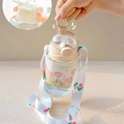 Juwas Tulip Glass Water Bottle NEW ARRIVAL
