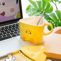 Juwas Cute Cheese Mug