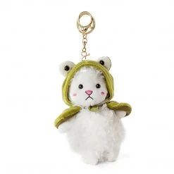 Juwas NEW ARRIVAL Hoodie Plush Cartoon Animal Keychain