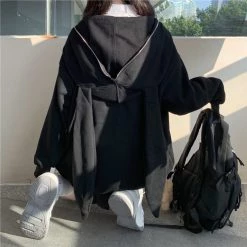 Juwas Bunny Ear Zipper Jacket CLOTHING