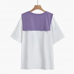 Juwas NEW ARRIVAL Letters Print Round Neck T-shirt