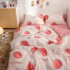 Juwas Fruits Oranges Peaches Strawberries Printed Beddings Set NEW ARRIVAL 13 Juwas Fruits Oranges Peaches Strawberries Printed Beddings Set NEW ARRIVAL
