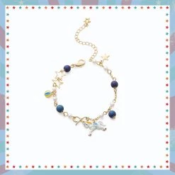 Juwas Blue Unicorn Charm Bracelet NEW ARRIVAL