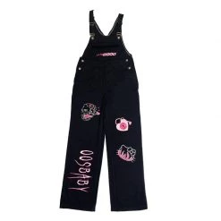 Juwas Retro Punk Kitty Print Oversize Overalls NEW ARRIVAL 14 Juwas Retro Punk Kitty Print Oversize Overalls NEW ARRIVAL