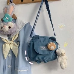 Juwas Cute Bear Ears Head Mini Crossbody Bag HOME&LIFESTYLE