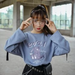 Juwas NEW ARRIVAL Japanese “For Sale” Bear Long Sleeve Sweater