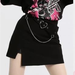 Juwas Irregularity Chain Short Skirts NEW ARRIVAL