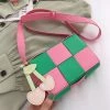 Juwas Color Block Knit Crossbody Bag NEW ARRIVAL