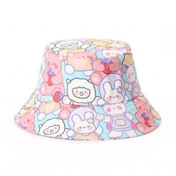 Juwas NEW ARRIVAL Cartoon Print Bucket Hat