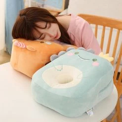 Juwas NEW ARRIVAL Comfy Animals Square Donuts Plush Pillows