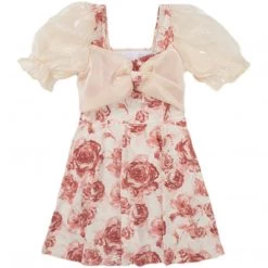 Juwas NEW ARRIVAL Rosy French Sleeve Swimsuit Dress